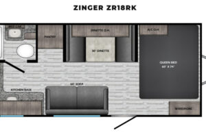 Zinger ZR18rk floor plan